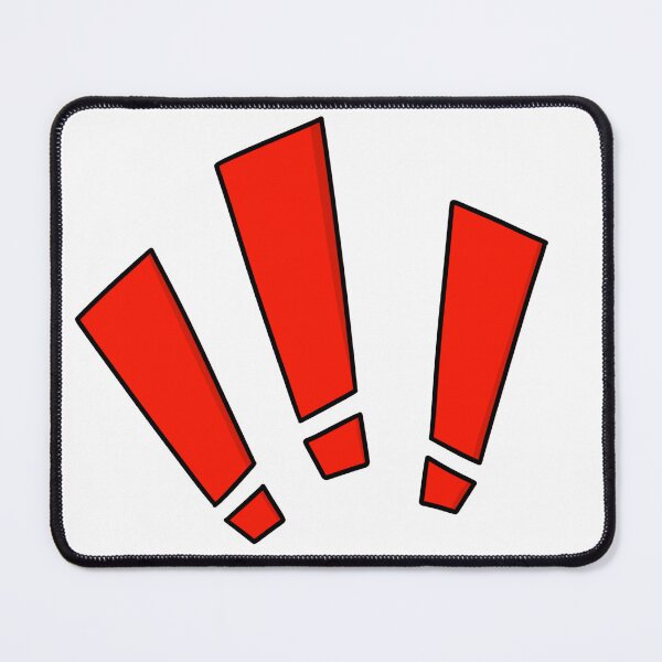 Item preview, Bold Red Exclamation Marks Burst Comic Cartoon Graphic designed and sold by somimalikkk.