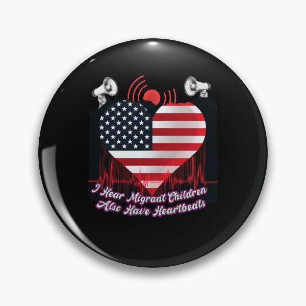 Item preview, I Hear Migrant Children Also Have Heartbeats Human Rights designed and sold by DarkRelicStudio.