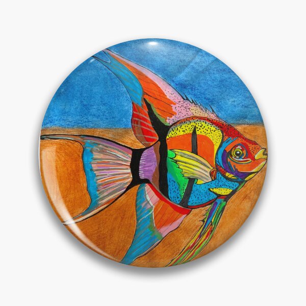 Item preview, Kaleidoscope Angelfish designed and sold by Haxson37art.