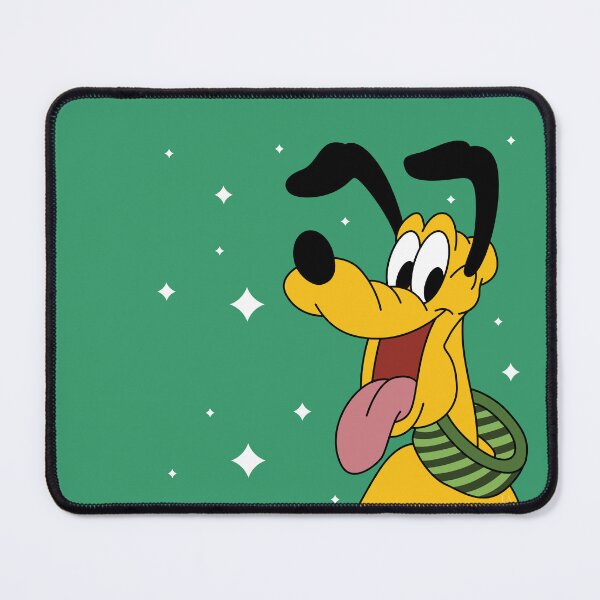 Item preview, Happy Pluto Dog Yellow Background Vector Illustration designed and sold by LudmylArt.