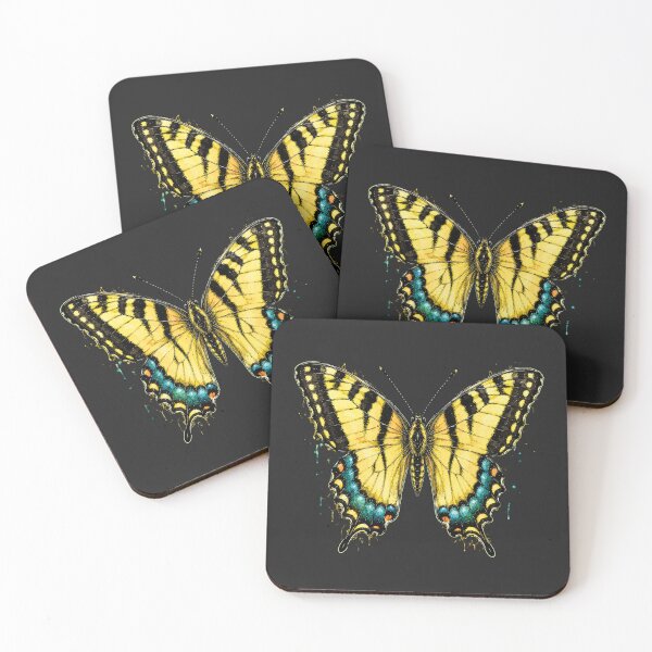 Item preview, Eastern Swallowtail Butterfly Watercolor Art – Colorful Nature Illustration designed and sold by ColorSplash123.