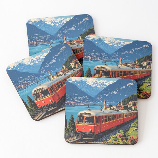 Item preview, Bound for Interlaken | Vintage Swiss Rail designed and sold by dj-illustration.