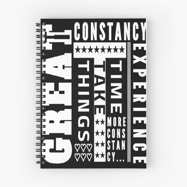 Item preview, Motivational Mindset Quote about personal growth GREAT THINGS TAKE TIME - MORE CONSTANCY MORE EXPERIENCE! designed and sold by Giulivo Store Graphic.