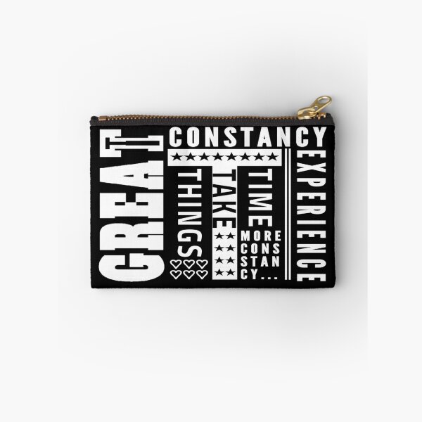 Item preview, Motivational Mindset Quote about personal growth GREAT THINGS TAKE TIME - MORE CONSTANCY MORE EXPERIENCE! designed and sold by Giulivo Store Graphic.
