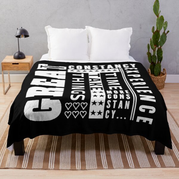 Item preview, Motivational Mindset Quote about personal growth GREAT THINGS TAKE TIME - MORE CONSTANCY MORE EXPERIENCE! designed and sold by Giulivo Store Graphic.