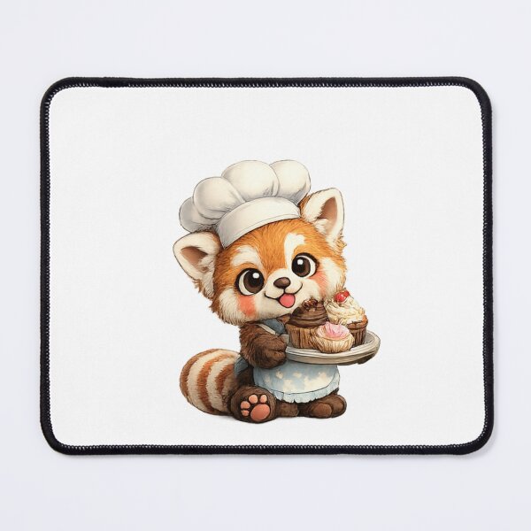 Item preview, red panda cook designed and sold by Savnyy.