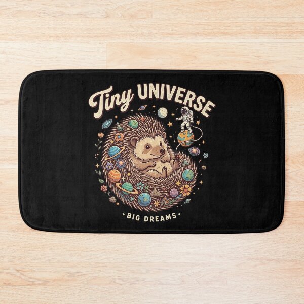Item preview, Tiny Universe Hedgehog – Cosmic Whimsical Art designed and sold by Dogandesighn.