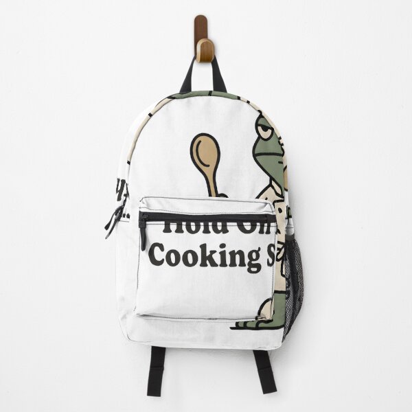 Item preview, Funny Frog Chef Hold On Partner I'm Cooking Something Up T-Shirt designed and sold by StickerNestYou.
