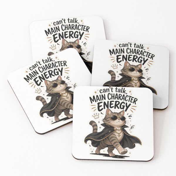 Item preview, Can't Talk Main Character Energy designed and sold by Vexorask.