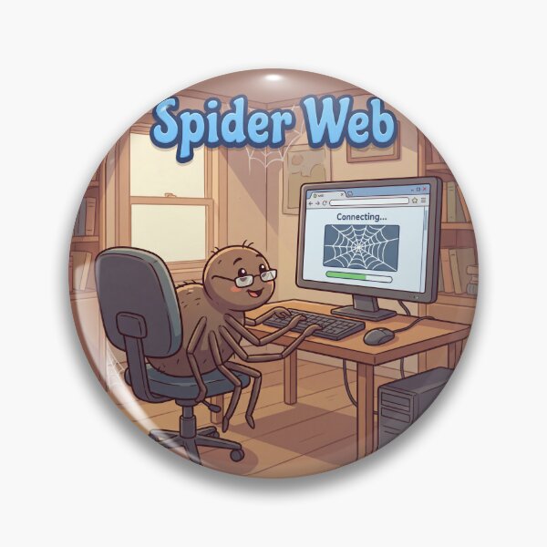 Item preview, Spider Web – Funny Coding Spider Working Online 4 designed and sold by WordPlayStudio.
