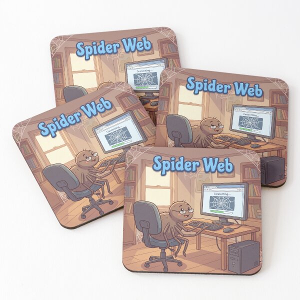 Item preview, Spider Web – Funny Coding Spider Working Online 4 designed and sold by WordPlayStudio.
