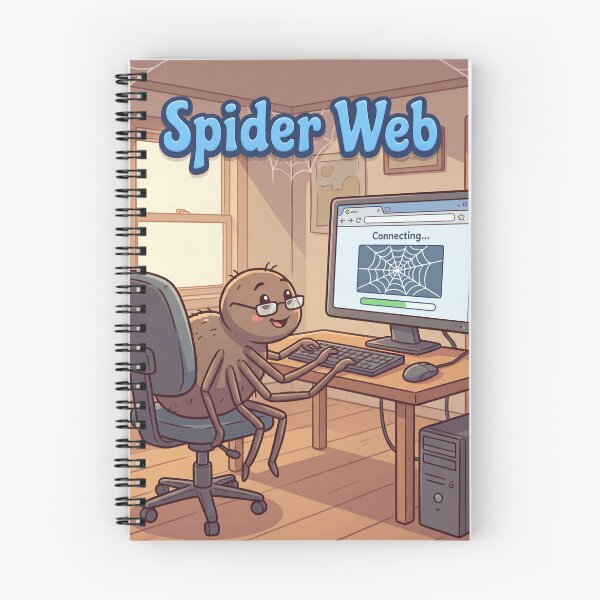 Item preview, Spider Web – Funny Coding Spider Working Online 4 designed and sold by WordPlayStudio.