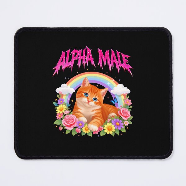 Item preview, Alpha Male Kitten Rainbow Meme designed and sold by nosu-art-pod.