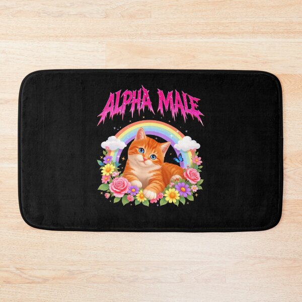 Item preview, Alpha Male Kitten Rainbow Meme designed and sold by nosu-art-pod.