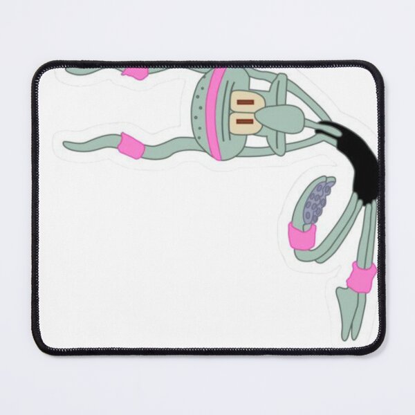 Item preview, Squidward Yoga Pose Cartoon Art designed and sold by YS-ink.
