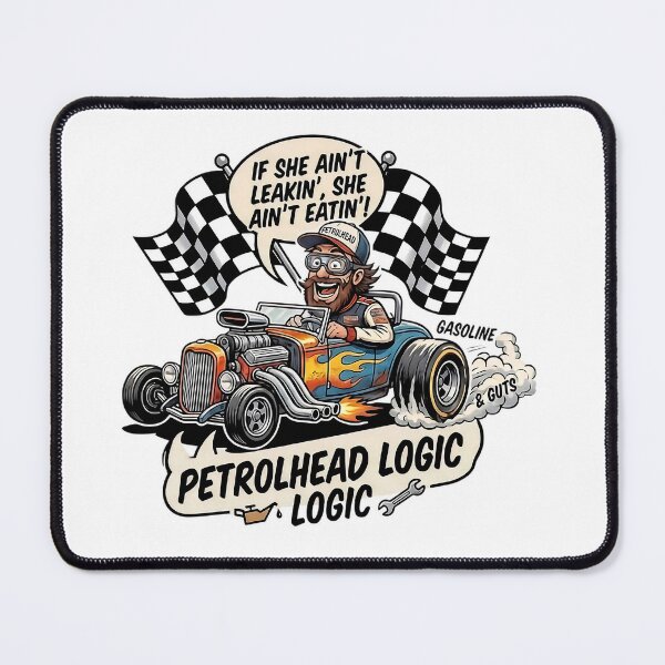 Item preview, Petrolhead Logic - Funny Motorsport Hot Rod Art designed and sold by MonodyStore.
