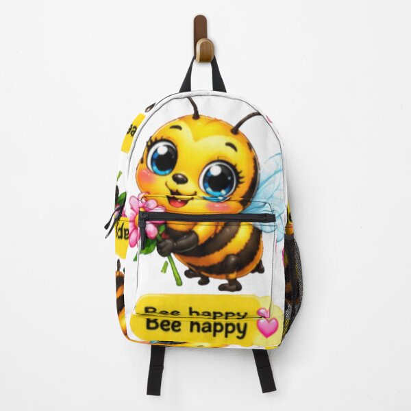 Item preview, Bee Happy Cute Kawaii Bumblebee Sticker designed and sold by DailyDoodlesBySumbul.