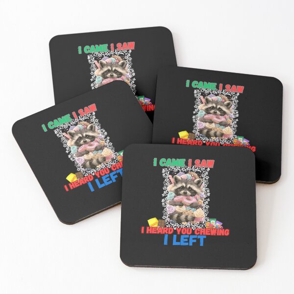 Item preview, I Came I Saw I Heard You Chewing I Left Funny Snacks Design designed and sold by DarkRelicStudio.