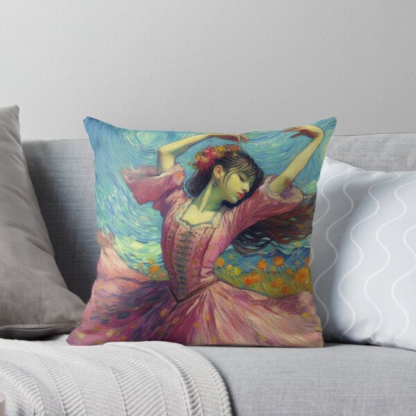 Item preview, Dancer Girl Beautiful Dance Van Gogh style designed and sold by ArtUnova.