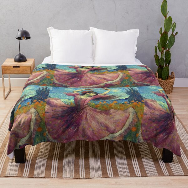 Item preview, Dancer Girl Beautiful Dance Van Gogh style designed and sold by ArtUnova.