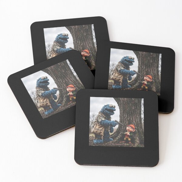 Item preview, Robbing The Cookies Funny Blue Monster Cookie Parody designed and sold by nojany.