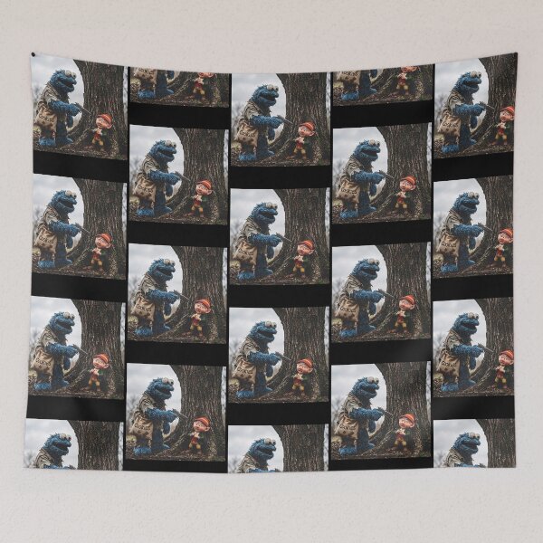 Item preview, Robbing The Cookies Funny Blue Monster Cookie Parody designed and sold by nojany.