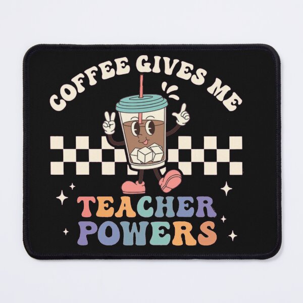 Item preview,  Coffee Gives Me Teacher Powers | Cute Teacher Coffee Gift Design designed and sold by Gbriel3.