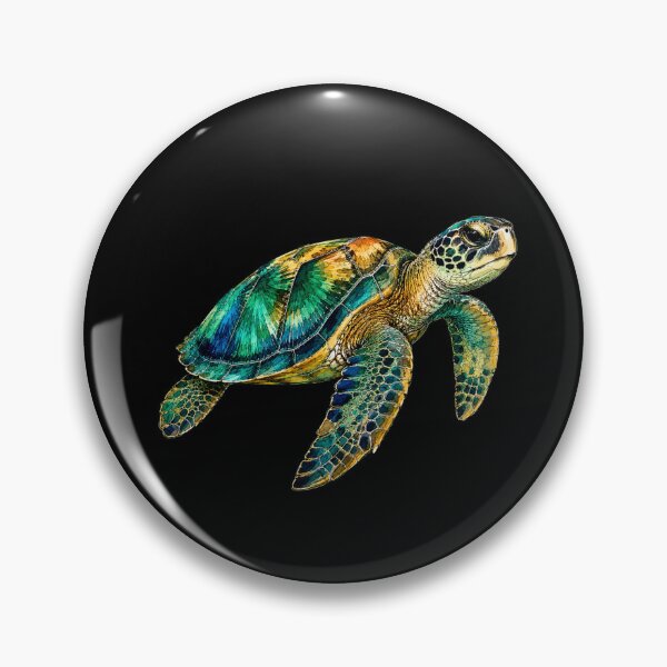 Item preview, Sea Turtle Watercolor Art – Colorful Ocean Nature Illustration designed and sold by ColorSplash123.