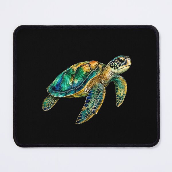 Item preview, Sea Turtle Watercolor Art – Colorful Ocean Nature Illustration designed and sold by ColorSplash123.