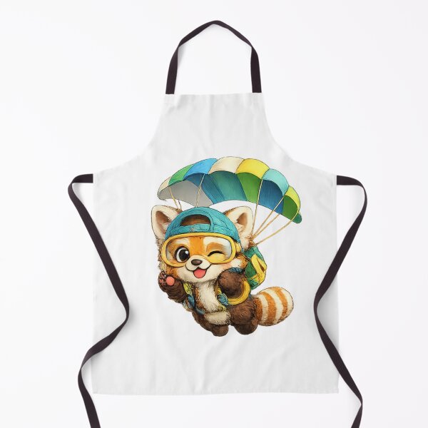 Item preview, red panda with a parachute designed and sold by Savnyy.