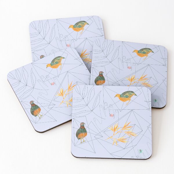 Item preview, Tiny Treasures – Cabinet of Curiosities | Silver Mist Birds Pattern designed and sold by Piret Victoria Ribas.