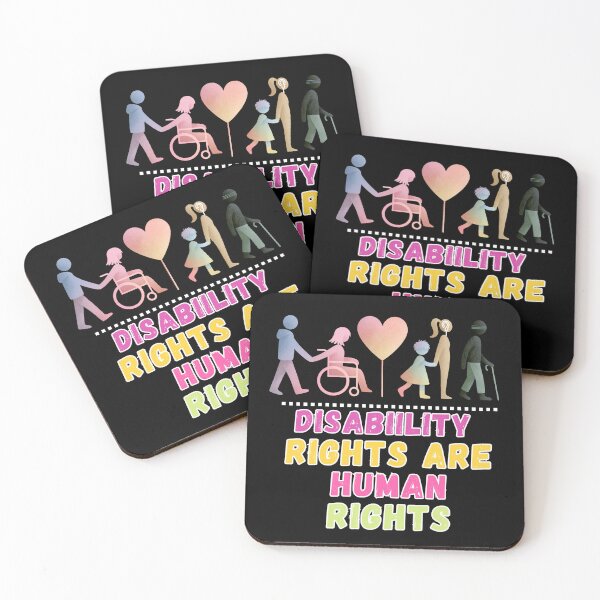 Item preview, Disability Rights Are Human Rights Funny and Sweet Design designed and sold by DarkRelicStudio.