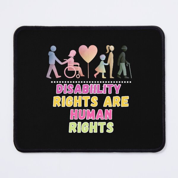 Item preview, Disability Rights Are Human Rights Funny and Sweet Design designed and sold by DarkRelicStudio.