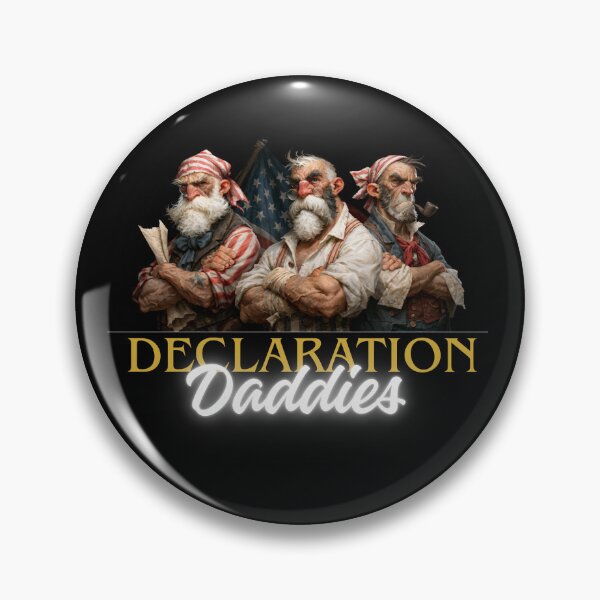 Item preview, Declaration Daddies Funny Design 4th of July America Strong Man  designed and sold by DarkRelicStudio.