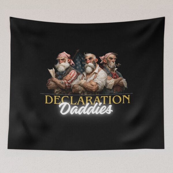 Item preview, Declaration Daddies Funny Design 4th of July America Strong Man  designed and sold by DarkRelicStudio.
