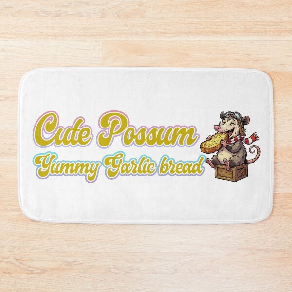 Item preview, Cute Possum Yummy Garlic Bread designed and sold by LOVEARTDESIGN.