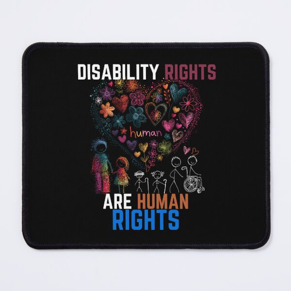 Item preview, Disability Rights Are Human Rights Funny Colorful Design designed and sold by DarkRelicStudio.