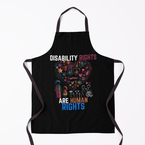 Item preview, Disability Rights Are Human Rights Funny Colorful Design designed and sold by DarkRelicStudio.