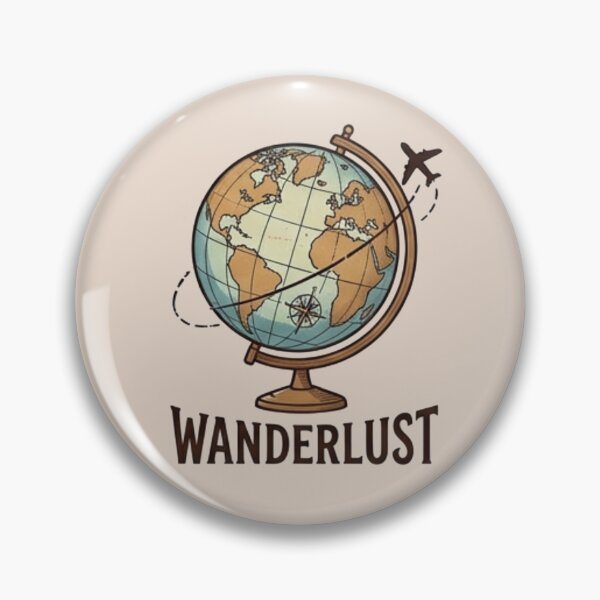 Item preview, Wanderlust Vintage World Globe Airplane Travel Aesthetic designed and sold by Rehnair.