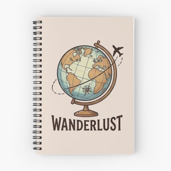 Item preview, Wanderlust Vintage World Globe Airplane Travel Aesthetic designed and sold by Rehnair.