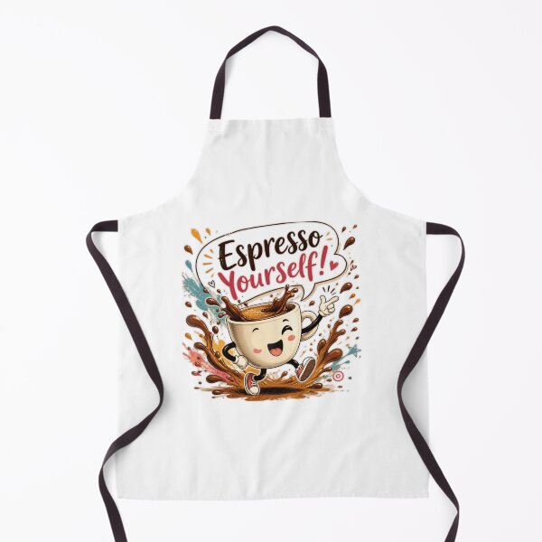 Item preview, Espresso Yourself – Funny Coffee Quote Typography designed and sold by LuLuStore8.