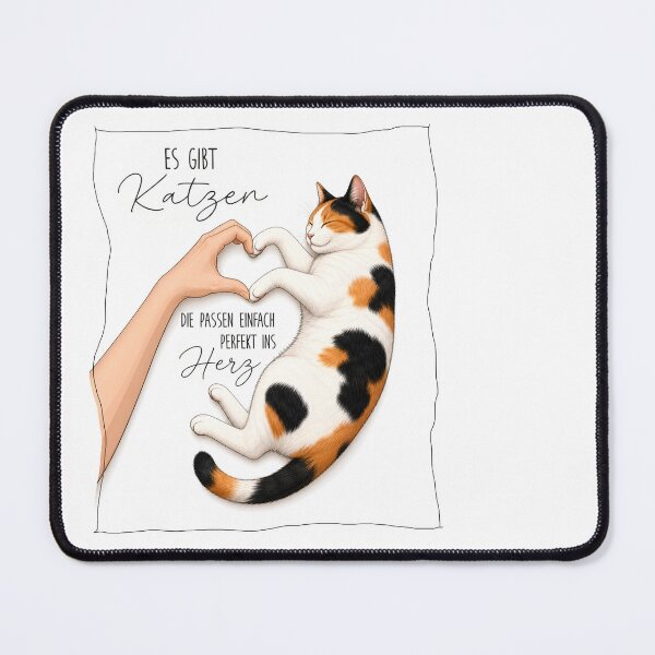 Item preview, Cat love with heart designed and sold by ABCrazyShop.