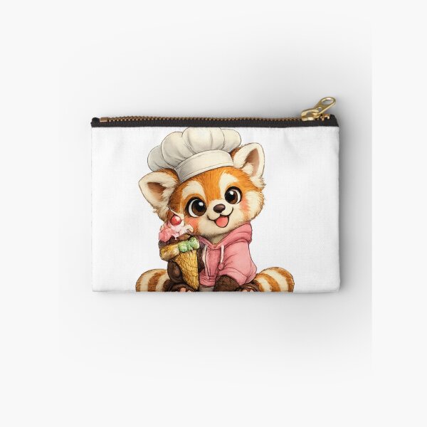 Item preview, red panda with ice cream designed and sold by Savnyy.