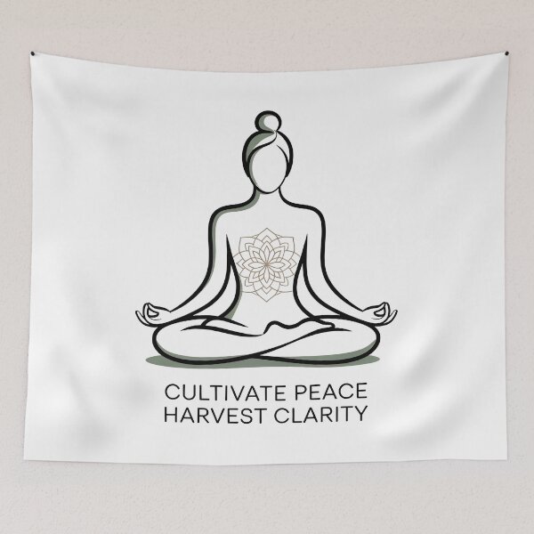 Item preview, Cultivate Peace Harvest Clarity Mandala designed and sold by 108stillness.