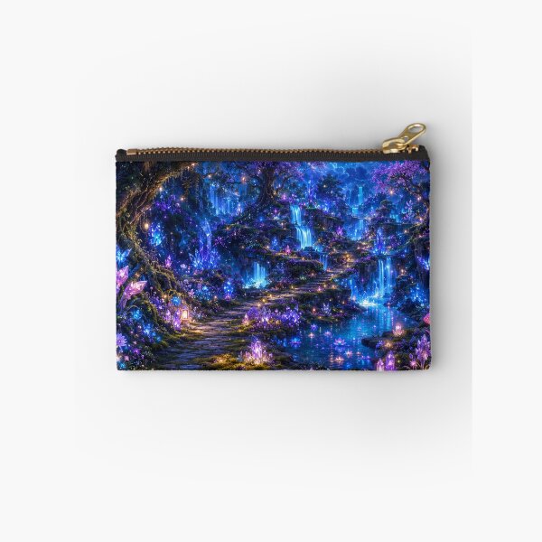 Item preview, Moonlit Crystal Waterfall Kingdom designed and sold by Gold&pixels.