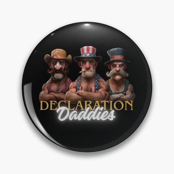 Item preview, Declaration Daddies Funny Design 4th of July Strong Man America designed and sold by DarkRelicStudio.