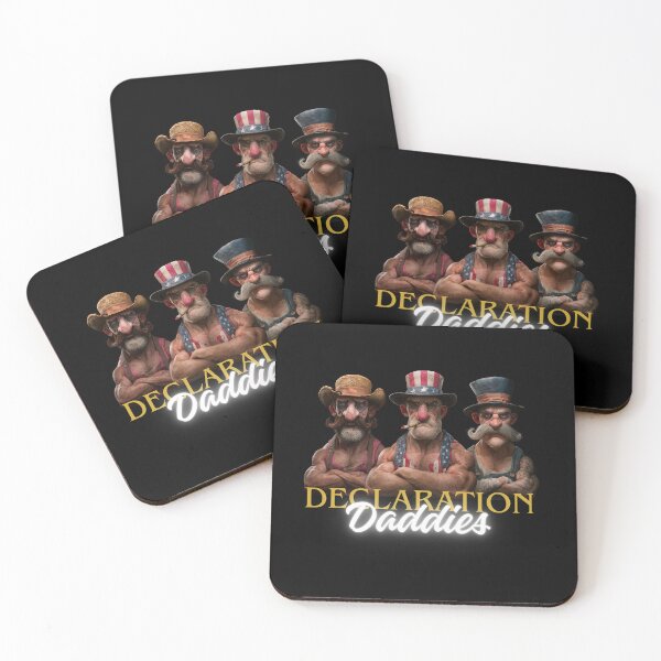 Item preview, Declaration Daddies Funny Design 4th of July Strong Man America designed and sold by DarkRelicStudio.