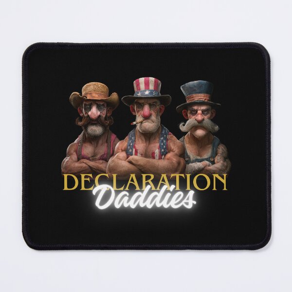 Item preview, Declaration Daddies Funny Design 4th of July Strong Man America designed and sold by DarkRelicStudio.