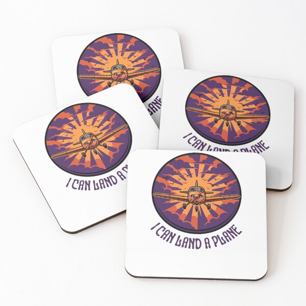 Item preview, I Can Land A Plane Funny Retro Pilot Sunset Aviation Badge designed and sold by Neurospicy Trolls.
