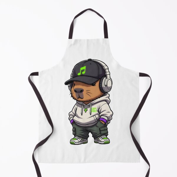 Item preview, Cute Capybara Hip Hop Music Vibes designed and sold by dreephic22.